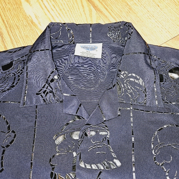 Buda Bean Rare Low Rider Homies Shirt Embroidered Figures Button Up Size XL - Picture 2 of 11